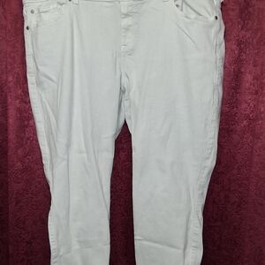 torrid White Denim Jegging Pants